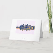 Cartes Pour Fêtes Annuelles Akron Skyline (Dos)