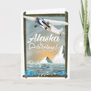 Cartes Pour Fêtes Annuelles Alaska À l'aventure !