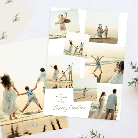 Cartes Pour Fêtes Annuelles Album photo minimal élégant Noël Multi 8