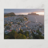 Cartes Pour Fêtes Annuelles Alesund Norvège (Devant)