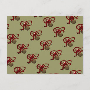 Cartes Pour Fêtes Annuelles Alien du Père Noël