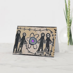 Cartes Pour Fêtes Annuelles Aliens heureux