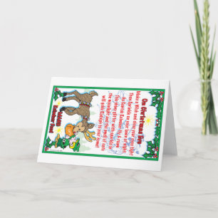 Cartes Pour Fêtes Annuelles Alimentation Magique Reindeer