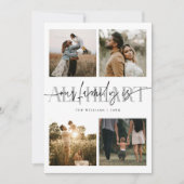 Cartes Pour Fêtes Annuelles All Heart White Multi Photo Valentines Day  (Devant)