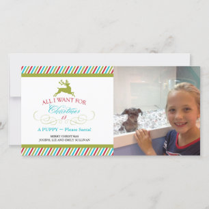 Cartes Pour Fêtes Annuelles All I Want for Christmas