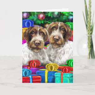 Cartes Pour Fêtes Annuelles Allemagne WH Pointer Open Cadeaux Noël