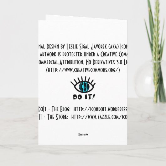 Cartes Pour Fêtes Annuelles Allons-Nous Danser ? (Dos)