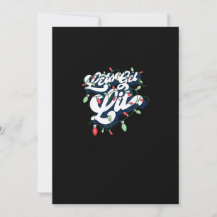 Cartes Pour Fêtes Annuelles Allumons les lumières ! Grap à lumières de Noël dr
