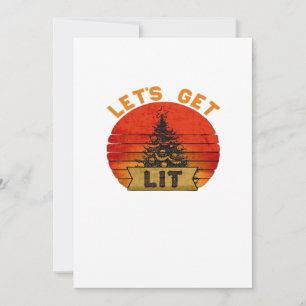 Cartes Pour Fêtes Annuelles Allumons-nous Drôle de citation d'humour de Noël V