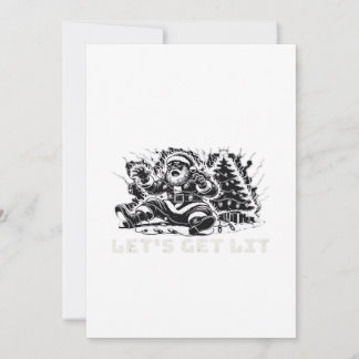 Cartes Pour Fêtes Annuelles Allumons-nous Drôle de Noël Vibes Classique