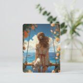 Cartes Pour Fêtes Annuelles Aloha de Paradise Hawaii (Debout devant)