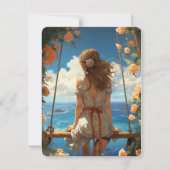 Cartes Pour Fêtes Annuelles Aloha de Paradise Hawaii (Devant)