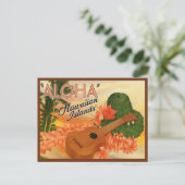 Cartes Pour Fêtes Annuelles Aloha d'Hawaii (Debout devant)