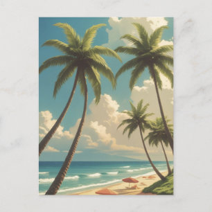 Cartes Pour Fêtes Annuelles Aloha Voyage Hawaïen De Style vintage De Hawaii