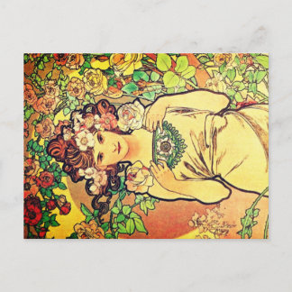 Cartes Pour Fêtes Annuelles Alphonse Mucha