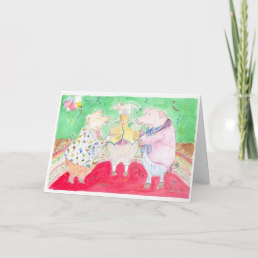 Cartes Pour Fêtes Annuelles Alternative à Noël—Hogmanay ! (Devant)