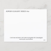 CARTES POUR FÊTES ANNUELLES ALWAYS ELEGANT #10 (Dos)