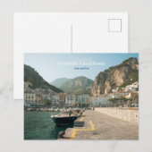 Cartes Pour Fêtes Annuelles Amalfi Coast (Devant / Derrière)