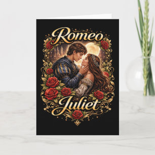 Cartes Pour Fêtes Annuelles Amants de Vérone au clair de lune