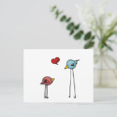 Cartes Pour Fêtes Annuelles amants mignons de valentine de bande dessinée de (Debout devant)