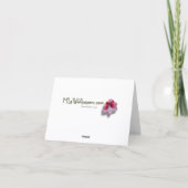 Cartes Pour Fêtes Annuelles Amaryllis blanc et neige II (Dos)