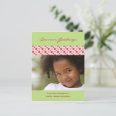 Cartes Pour Fêtes Annuelles Amaryllis Stars : La photo de Christma Postcard (Debout devant)