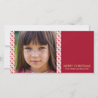 Cartes Pour Fêtes Annuelles Amaryllis Stars :: Photocard de Noël