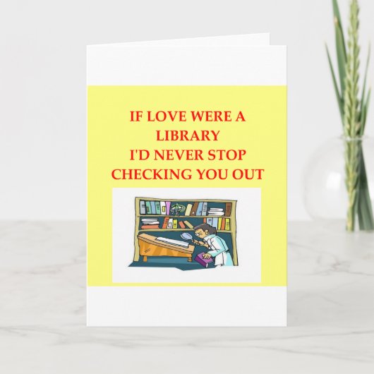 Cartes Pour Fêtes Annuelles Amateurs de BIBLIOTHÈQUE (Devant)