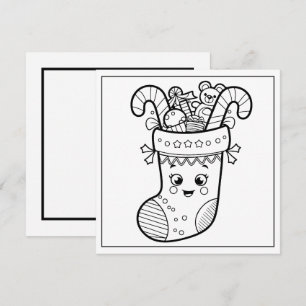 Cartes Pour Fêtes Annuelles Amateurs de coloriage festif Stockage de Noël