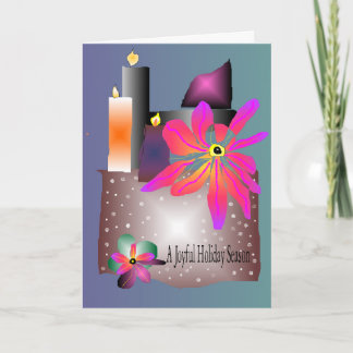 CARTES POUR FÊTES ANNUELLES AMBER SILVERSTAR'S HOLIDAY HAPPY DAY GREETINGS