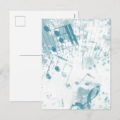 Cartes Pour Fêtes Annuelles Ambiance musicale 5 (Devant / Derrière)