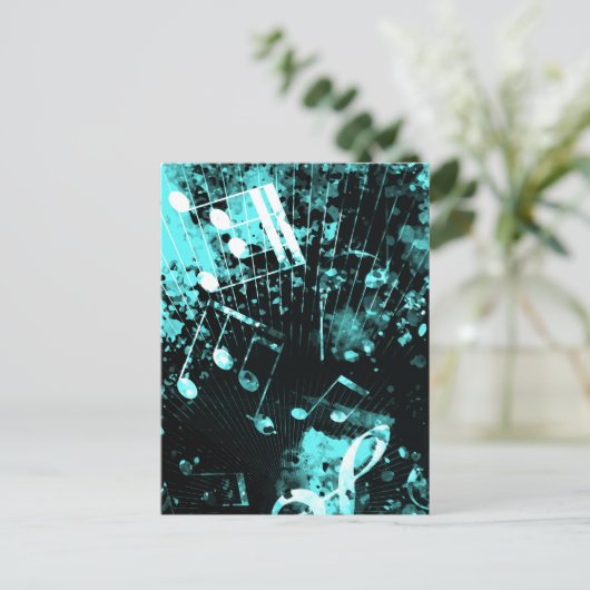 Cartes Pour Fêtes Annuelles Ambiance musicale 6 (Debout devant)