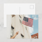 Cartes Pour Fêtes Annuelles America (Devant / Derrière)