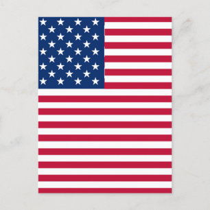Cartes Pour Fêtes Annuelles American USA Flag Pride Design-76353