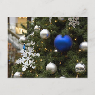Cartes Pour Fêtes Annuelles Amérique du Nord. Décorations de Noël sur arbre