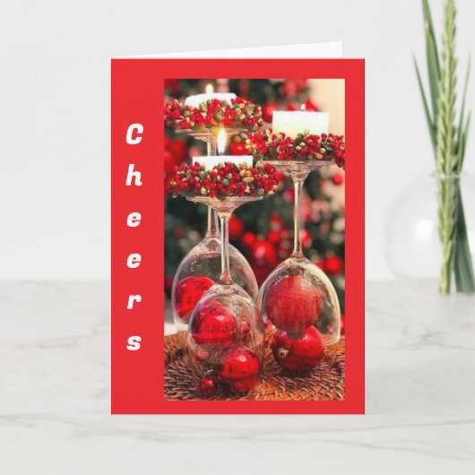 CARTES POUR FÊTES ANNUELLES AMIS À SE RAPPELER À "NOËL" (Devant)