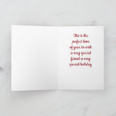 CARTES POUR FÊTES ANNUELLES AMIS À SE RAPPELER À "NOËL" (Intérieur)