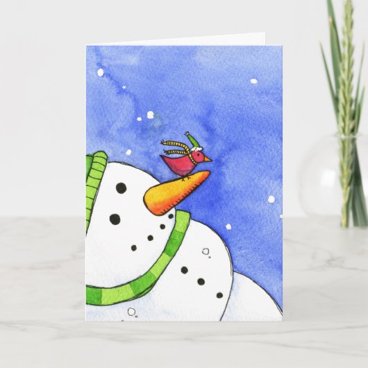 Cartes Pour Fêtes Annuelles Amis d'hiver (Devant)