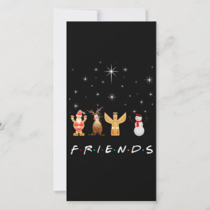 Cartes Pour Fêtes Annuelles Amis Noël