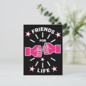 Cartes Pour Fêtes Annuelles Amis pour la vie (Debout devant)