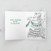 Cartes Pour Fêtes Annuelles Amis uniques (Intérieur)