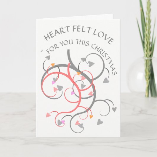 Cartes Pour Fêtes Annuelles Amitié de Noël (Devant)