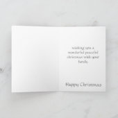 Cartes Pour Fêtes Annuelles Amitié de Noël (Intérieur)