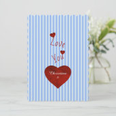 Cartes Pour Fêtes Annuelles Amour (Debout devant)