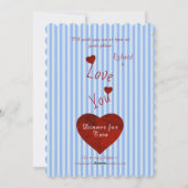 Cartes Pour Fêtes Annuelles Amour (Dos)