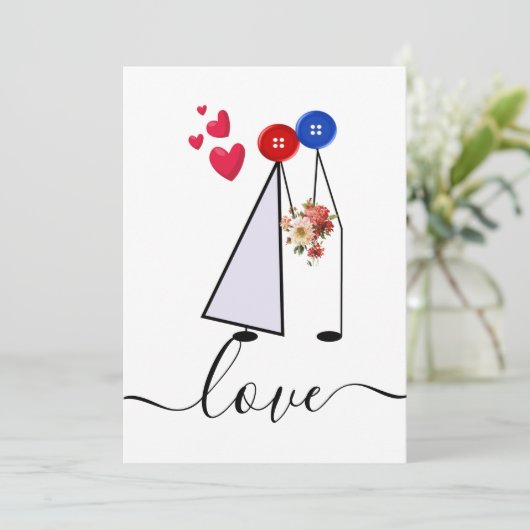 Cartes Pour Fêtes Annuelles amour (Debout devant)