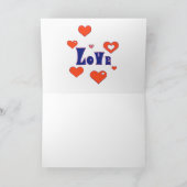 Cartes Pour Fêtes Annuelles Amour (Intérieur)