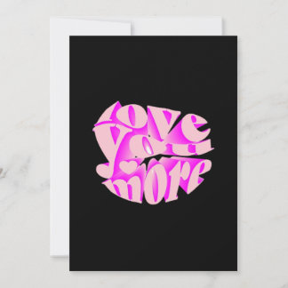 Cartes Pour Fêtes Annuelles Amour à typographie propre