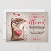 Cartes Pour Fêtes Annuelles Amour Brûlé : Mélange Parfait 4 Saint-Valentin Pho (Devant)