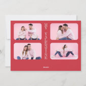 Cartes Pour Fêtes Annuelles Amour Brûlé : Mélange Parfait 4 Saint-Valentin Pho (Dos)